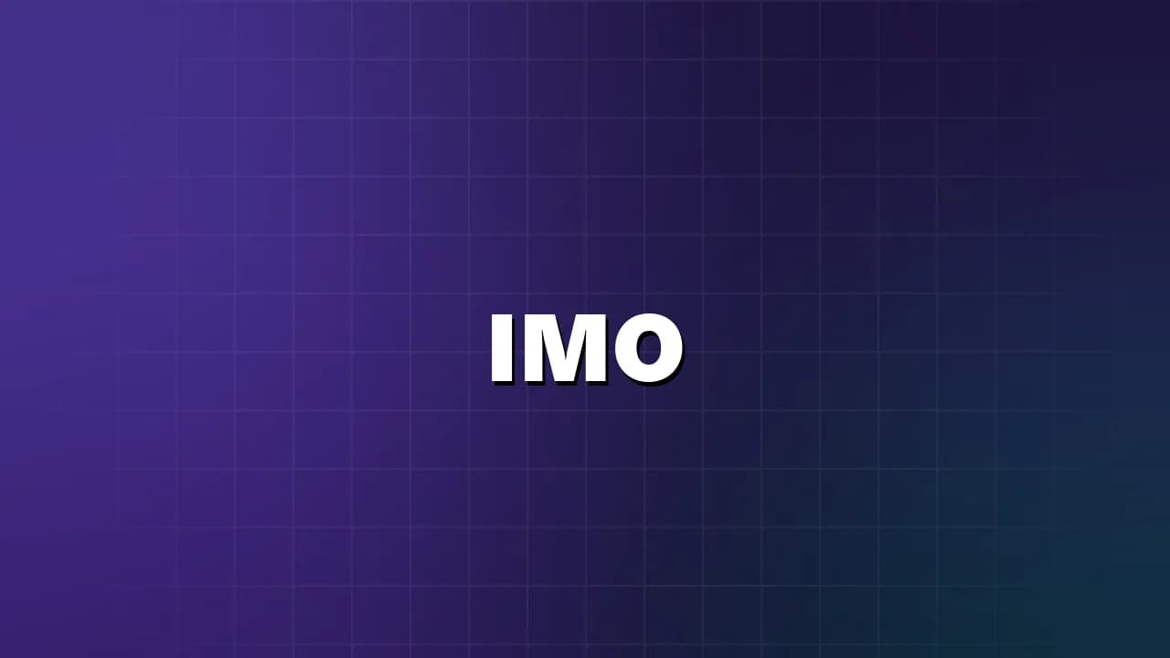 IMO