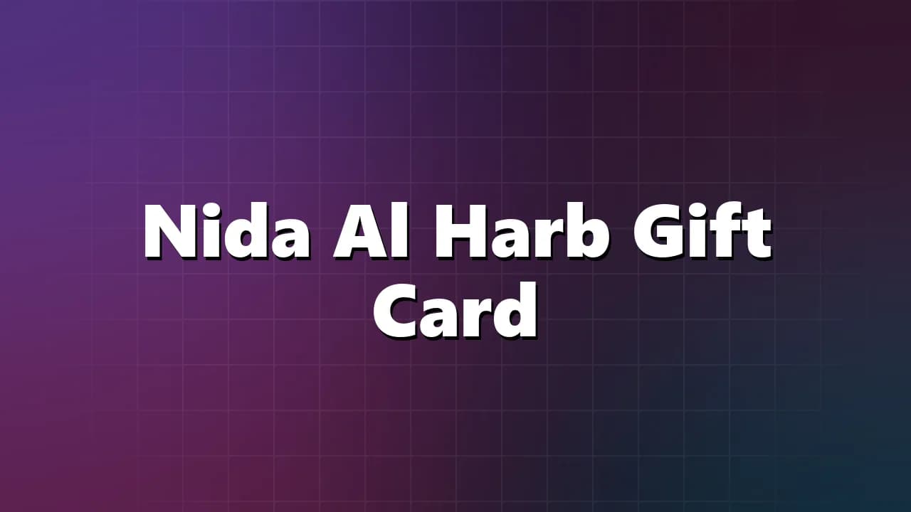 Nida Al Harb Gift Card